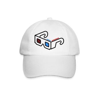 Vision Différente Abstract Logo Lunette 3D - Casquette classique - blanc/blanc - Devant