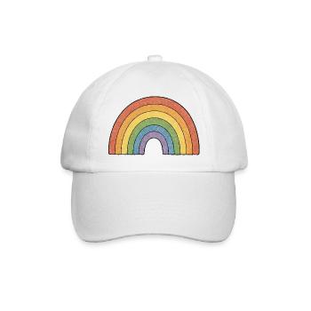 TINY ACTIVISTS | Rainbow - Baseball Cap - white/white - Front
