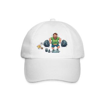 Abnehmen - Baseballkappe - Weiß/Weiß - Vorne