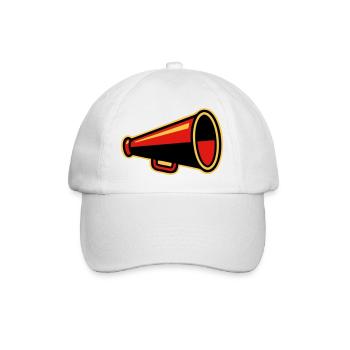 Icône des Ultras du Mégaphone Rouge - Casquette classique - blanc/blanc - Devant