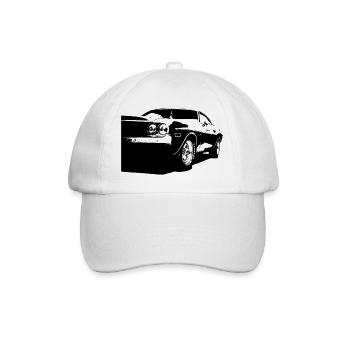 V8 - Baseballkappe - Weiß/Weiß - Vorne