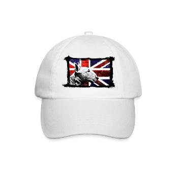 Bull-terrier - Casquette classique - blanc/blanc - Devant