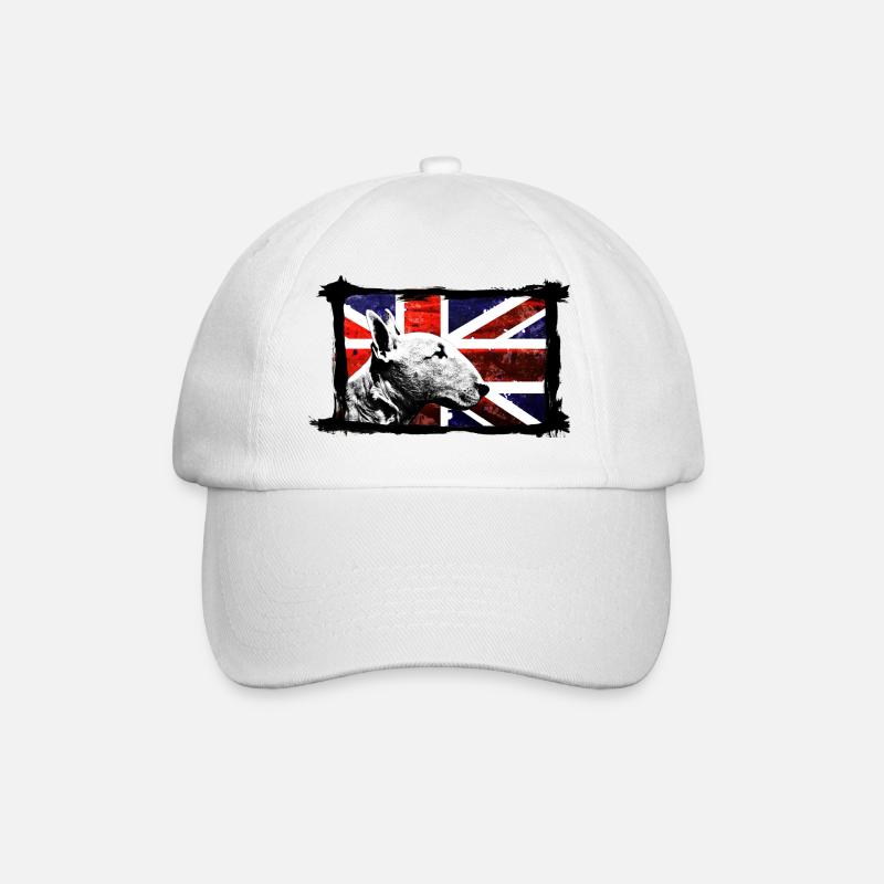 Bull-terrier - Casquette classique - blanc/blanc