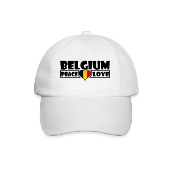 La Belgique - Casquette classique - blanc/blanc - Devant