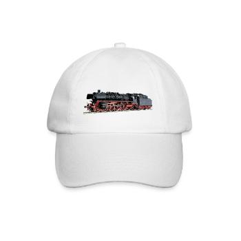 Locomotive à vapeur 03.10 - Casquette classique - blanc/blanc - Devant
