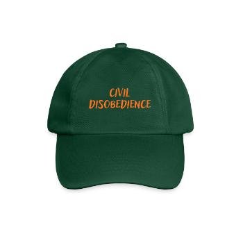 Civil disobedience - Baseball Cap - bottle green - Front