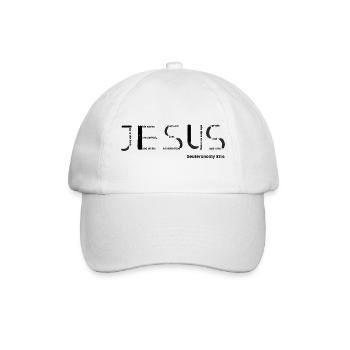 Jesus - Baseballkappe - Weiß/Weiß - Vorne