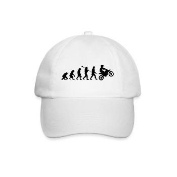 Motocross Motorsport Moto Pilote Evolution Fun - Casquette classique - blanc/blanc - Devant