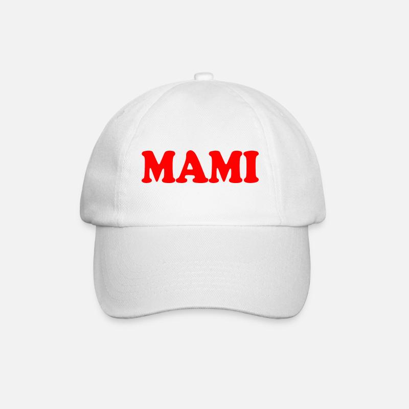 Mami - Baseballkappe - Weiß/Weiß