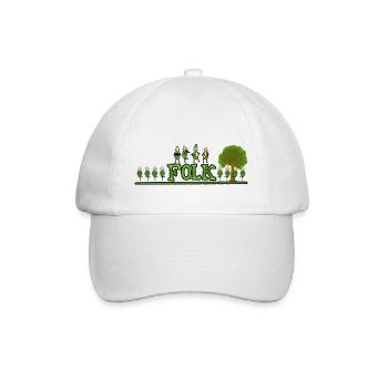 Irish Folk Band - Baseball Cap - white/white - Front