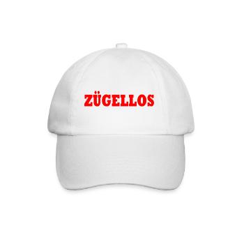 zügellos - Baseballkappe - Weiß/Weiß - Vorne