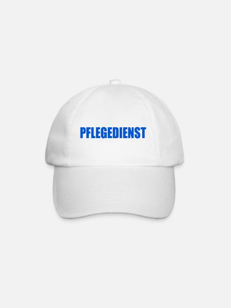 pflegedienst - Baseballkappe - Weiß/Weiß