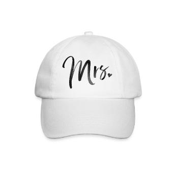 Mrs - Baseballkappe - Weiß/Weiß - Vorne