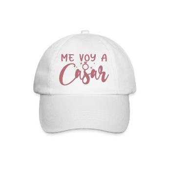 Me Voy A Casar I'm Getting Married Wedding Engaged - Baseball Cap - white/white - Front