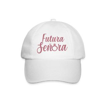 Futura Señora Engagement Bridal Shower Wedding - Baseball Cap - white/white - Front