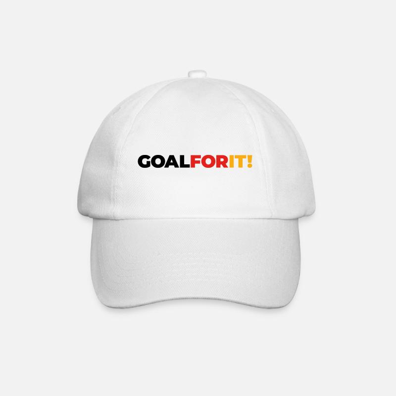 Équipes sportives allemandes - Objectif ! - Casquette classique - blanc/blanc