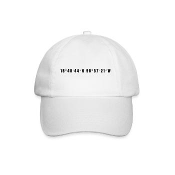 Cuautla Mexiko - Baseballkappe - Weiß/Weiß - Vorne
