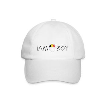 I am a Belgian boy - Baseballkappe - Weiß/Weiß - Vorne