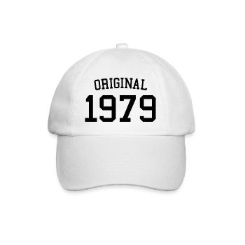 Original 1979 45e anniversaire hommes femmes 45 ans - Casquette classique - blanc/blanc - Devant