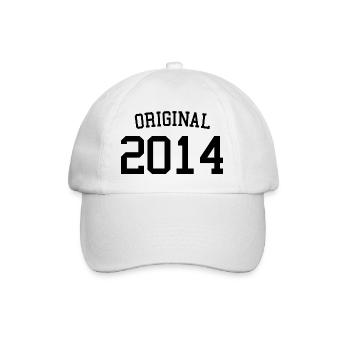 Original 2014 - 9 Years Old, 9th Birthday Kids - Baseball Cap - white/white - Front