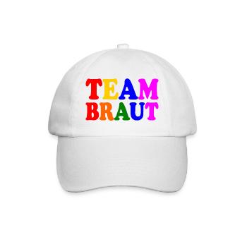Team braut - Baseballkappe - Weiß/Weiß - Vorne