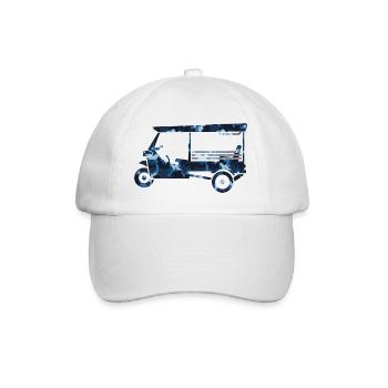 Tarnung Tuk-Tuk Marine - Baseballkappe - Weiß/Weiß - Vorne