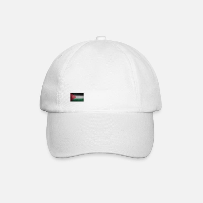 Drapeau Palestinien - Casquette classique - blanc/blanc
