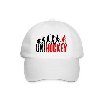 Unihockey - Baseballkappe - Weiß/Weiß - Vorne