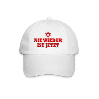 Plus jamais, c’est maintenant - Casquette classique - blanc/blanc - Devant