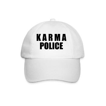 Karma police - Casquette classique - blanc/blanc - Devant