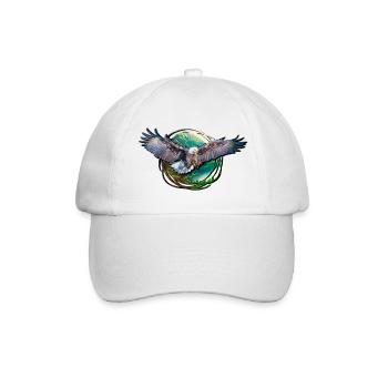 Adler Eagle Adventure nature forest wilderness mountains lake - Baseball Cap - white/white - Front
