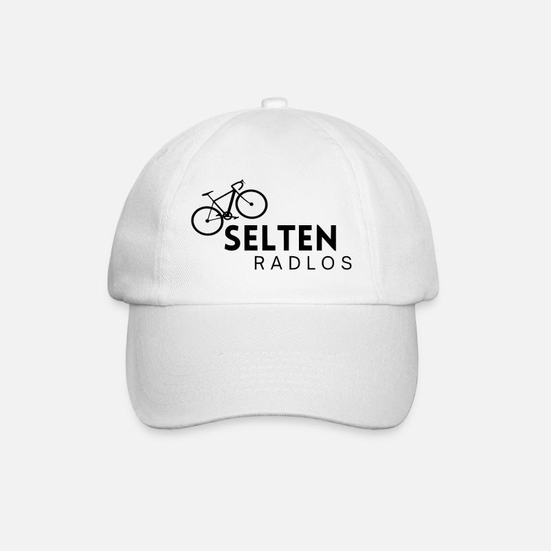 Selten Radlos - Baseballkappe - Weiß/Weiß