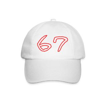 67 - Casquette classique - blanc/blanc - Devant