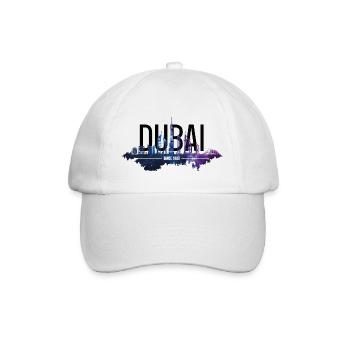 DUBAI SKYLINE - Baseballkappe - Weiß/Weiß - Vorne