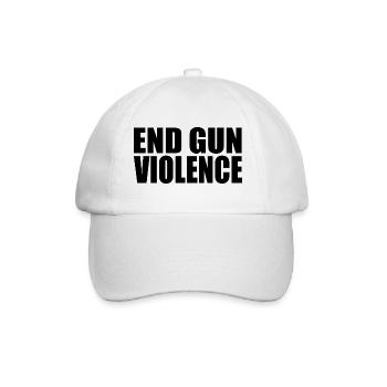End gun violence - Casquette classique - blanc/blanc - Devant