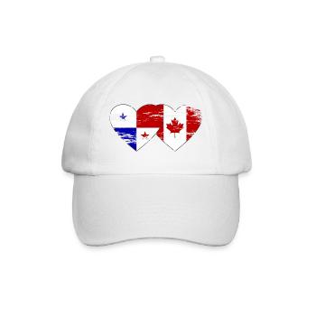 Drapeau du Panama Canada utilisé - Casquette classique - blanc/blanc - Devant