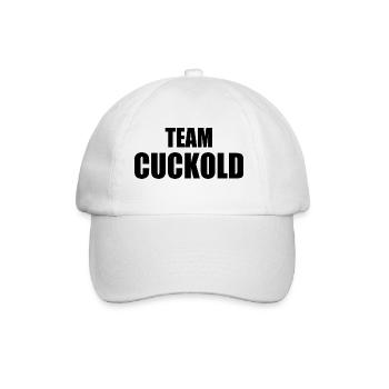 Team cuckold - Casquette classique - blanc/blanc - Devant