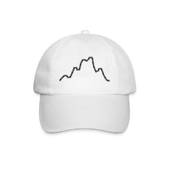 Cycling Bikelife Cyclist Roadcycling Uphill Climb - Baseball Cap - white/white - Front