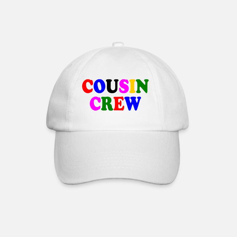 Cousin crew - Baseballkappe - Weiß/Weiß