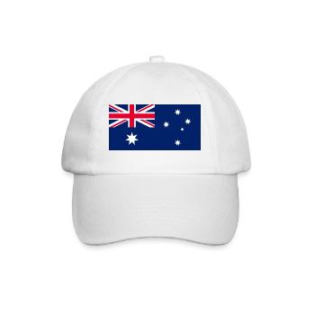 Australia - Baseball Cap - white/white - Front