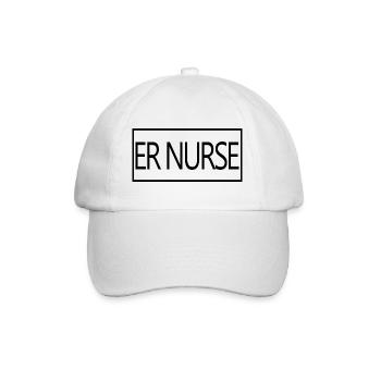 ER Nurse Proud Graduated Nursing Student - Baseball Cap - white/white - Front