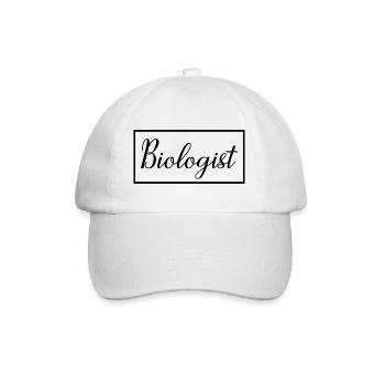 Biologist Proud Graduated Biology Student - Baseball Cap - white/white - Front