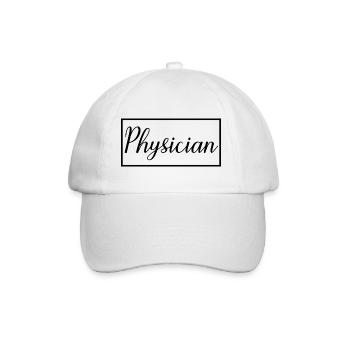 Physician Proud Graduated Physician Student - Baseball Cap - white/white - Front