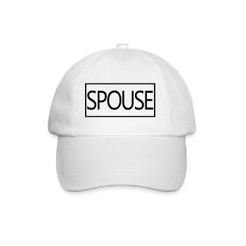 Couple jumelé conjoint hommes et femmes Jour de mariage - Casquette classique - blanc/blanc - Devant