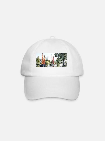 Les voiliers et la Bogue - Casquette classique - blanc/blanc