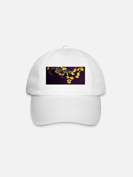 5 - Baseball Cap - white/white