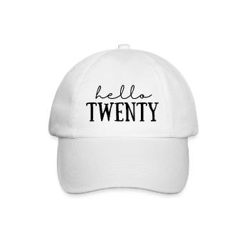 20e anniversaire - Casquette classique - blanc/blanc - Devant
