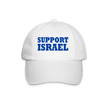 Support israel - Casquette classique - blanc/blanc - Devant