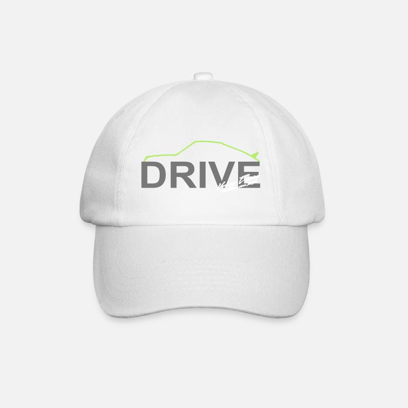 Drive Luftgekühlt Mythos - Baseballkappe - Weiß/Weiß