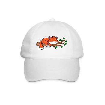 Fox / fox / renard / little fox / gift idea - Baseball Cap - white/white - Front